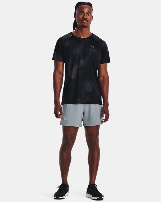 Men's UA Iso-Chill Up The Pace Short Sleeve, Black, pdpMainDesktop image number 2